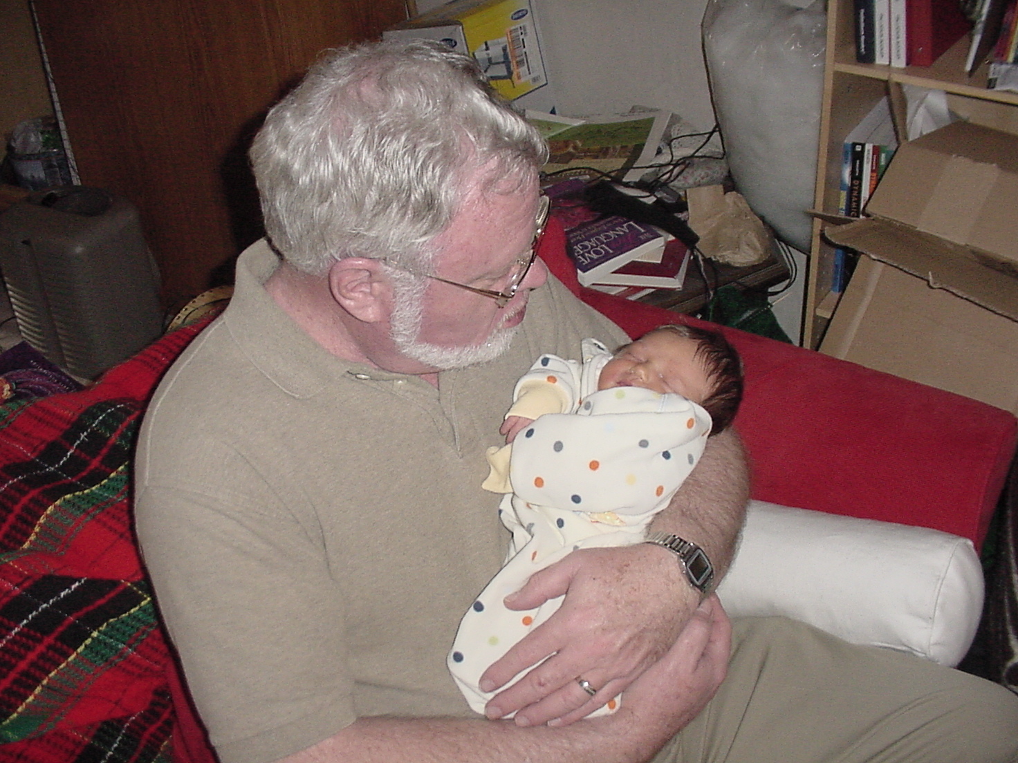 w/ Grandpa Cross