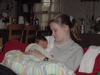 Baby zonked on Mommy